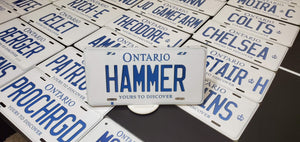 *HAMMER* : Hey, Want to Stand Out From The Crowd?  : Customized Any Province Car Style Souvenir/Gift Plates
