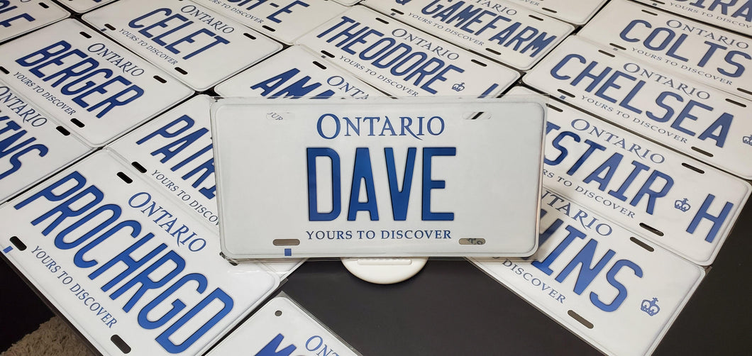 *DAVE* : Hey, Want to Stand Out From The Crowd?  : Customized Any Province Car Style Souvenir/Gift Plates