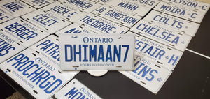 *DHIMAAN7* : Hey, Want to Stand Out From The Crowd?  : Customized Ontario Car Style Souvenir/Gift Plates