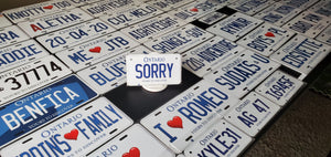*Sorry* : Hey, Want to Stand Out From The Crowd?  : Customized Any Province Bike Style Souvenir/Gift Plates