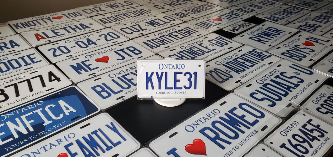 *KYLE31* : Hey, Want to Stand Out From The Crowd?  : Customized Any Province Bike Style Souvenir/Gift Plates
