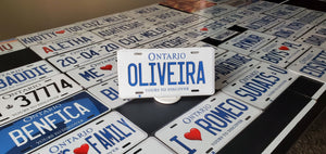 *OLIVEIRA* : Hey, Want to Stand Out From The Crowd?  : Customized Any Province Car Style Souvenir/Gift Plates
