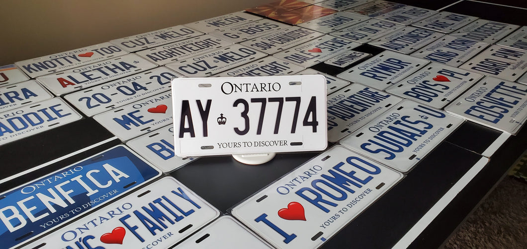 *AY 37774* : Hey, Want to Stand Out From The Crowd?  : Customized Any Province Car Style Souvenir/Gift Plates