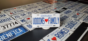 *UDDINS <3 FAMILY* : Hey, Want to Stand Out From The Crowd?  : Customized Any Province Car Style Souvenir/Gift Plates