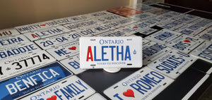 *ALETHA* : Hey, Want to Stand Out From The Crowd?  : Customized Any Province Car Style Souvenir/Gift Plates