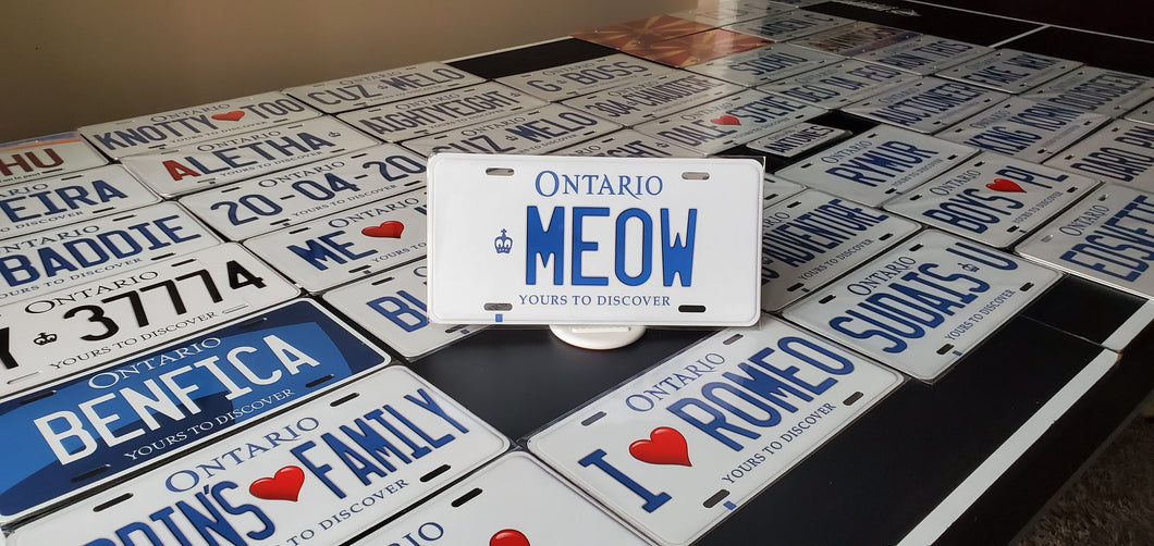 *MEOW * : Hey, Want to Stand Out From The Crowd?  : Customized Any Province Car Style Souvenir/Gift Plates