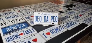 *DEO DA PEO* : Hey, Want to Stand Out From The Crowd?  : Customized Any Province Car Style Souvenir/Gift Plates