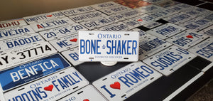 *BONE SHAKER* : Hey, Want to Stand Out From The Crowd?  : Customized Any Province Car Style Souvenir/Gift Plates