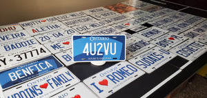 4U2VU : Custom Car Ontario For Off Road License Plate Souvenir Personalized Gift Display