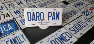 *DARO PAM* : Hey, Want to Stand Out From The Crowd?  : Customized Any Province Car Style Souvenir/Gift Plates