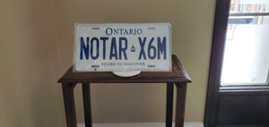 *NOTAR X6M* : Hey, Want to Stand Out From The Crowd?  : Customized Any Province Car Style Souvenir/Gift Plates