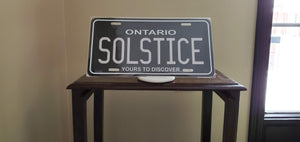 *SOLSTICE* : Hey, Want to Stand Out From The Crowd?  : Customized Any Province Car Style Souvenir/Gift Plates