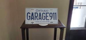 GARAGE911 : Custom Car Ontario For Off Road License Plate Souvenir Personalized Gift Display