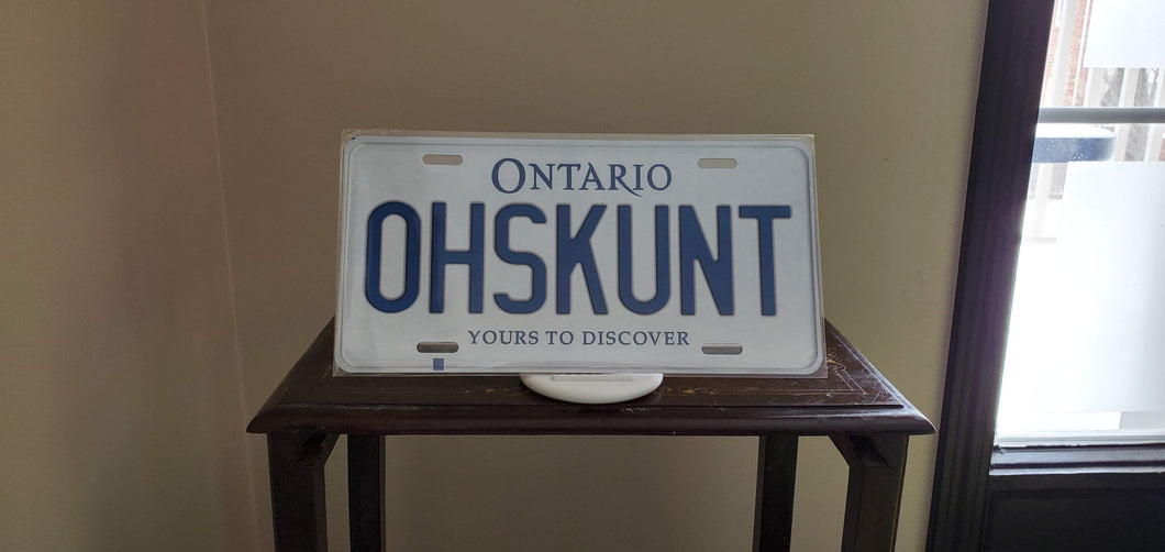 *OHSKUNT* : Hey, Want to Stand Out From The Crowd?  : Customized Any Province Car Style Souvenir/Gift Plates