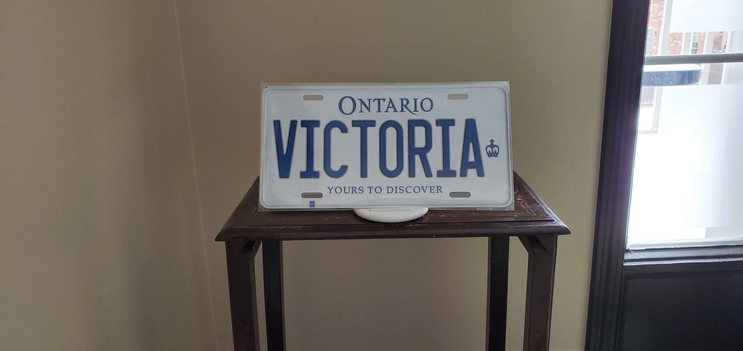 *VICTORIA* : Hey, Want to Stand Out From The Crowd?  : Customized Any Province Car Style Souvenir/Gift Plates