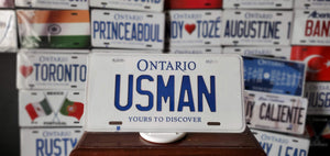 *USMAN* : Hey, Want to Stand Out From The Crowd?  : Customized Any Province Car Style Souvenir/Gift Plates