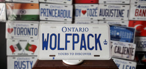 *WOLFPACK* : Hey, Want to Stand Out From The Crowd?  : Customized Any Province Car Style Souvenir/Gift Plates