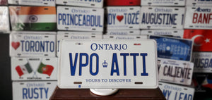 *VPO 👑 ATTI* : Hey, Want to Stand Out From The Crowd?  : Customized Any Province Car Style Souvenir/Gift Plates