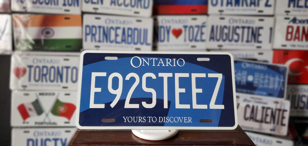 *E92STEEZ* : Hey, Want to Stand Out From The Crowd?  : Customized Any Province Car Style Souvenir/Gift Plates