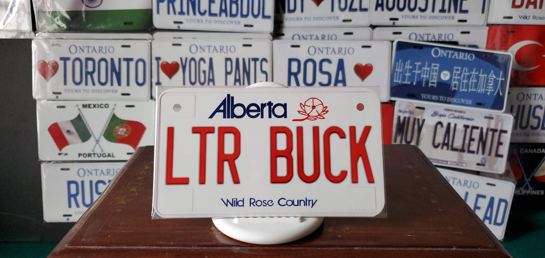 *LTR BUCK* : Hey, Want to Stand Out From The Crowd?  : Customized Any Province Car Style Souvenir/Gift Plates