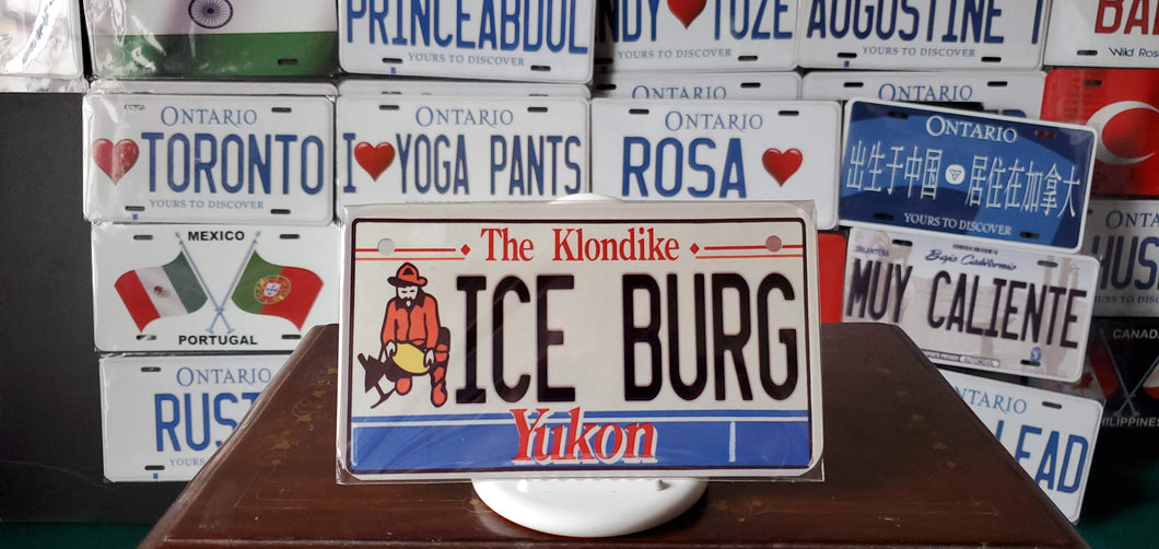 ICE BERG : Hey, Want to Stand Out From The Crowd?  : Customized Any Province Bike Style Souvenir/Gift Plates