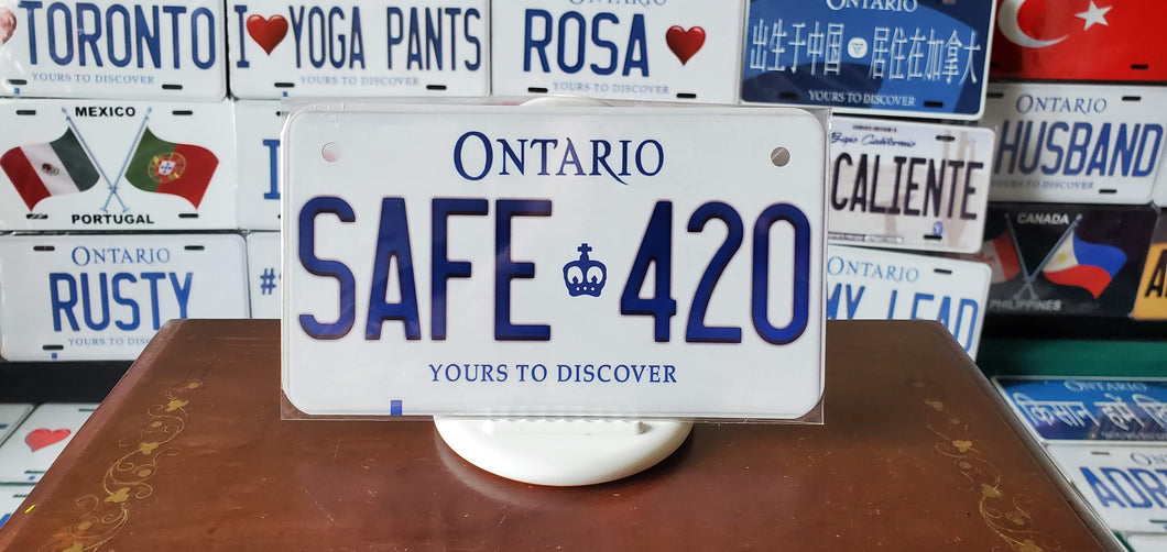 SAFE 420 : Hey, Want to Stand Out From The Crowd?  : Customized Any Province Bike Style Souvenir/Gift Plates