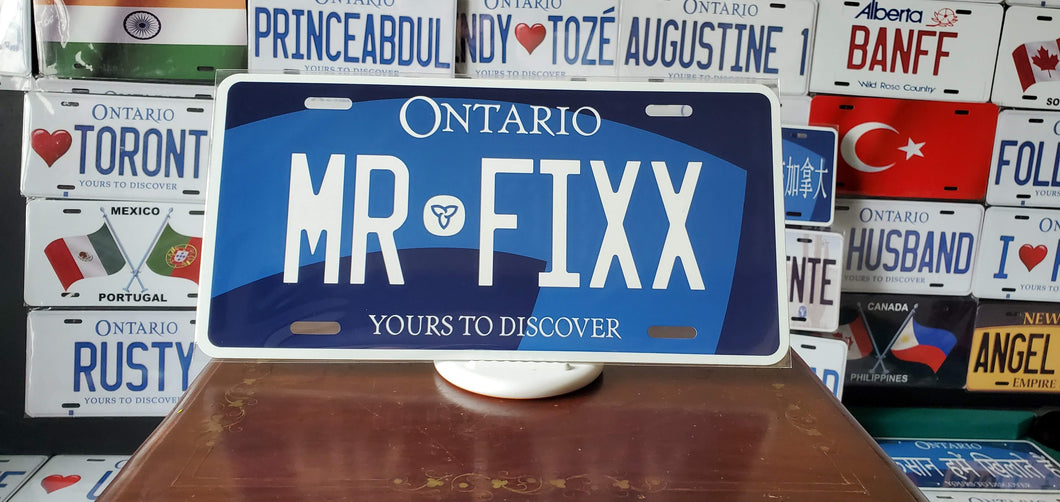 *MR FIXX* : Hey, Want to Stand Out From The Crowd?  : Customized Any Province Car Style Souvenir/Gift Plates