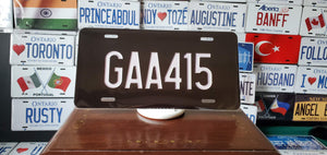 *GAA415* : Hey, Want to Stand Out From The Crowd?  : Customized Any Province Car Style Souvenir/Gift Plates