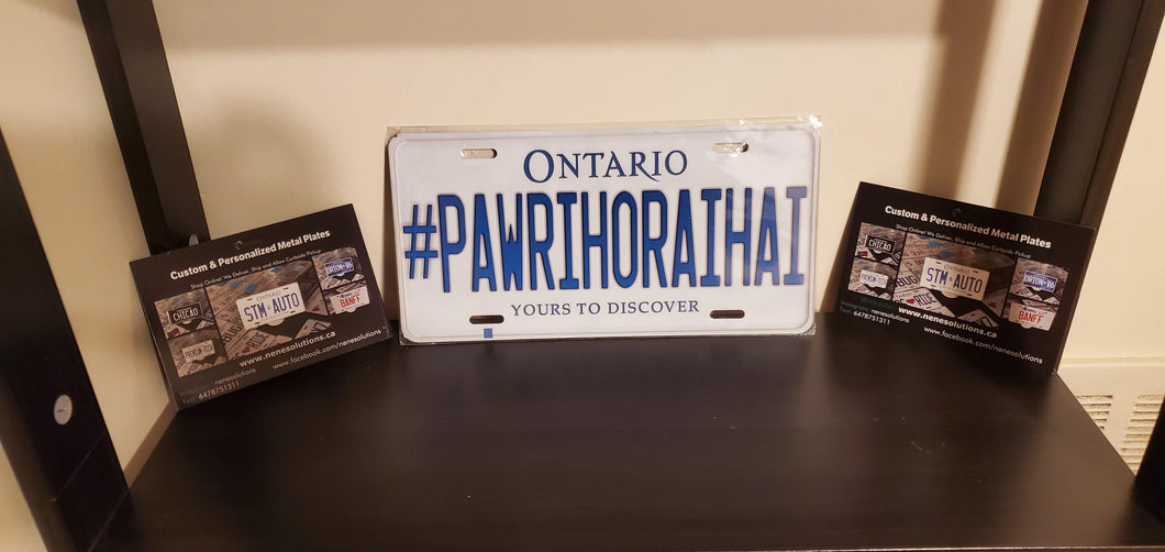 PAWRIHORAIHAI : Custom Car Ontario For Off Road License Plate Souvenir Personalized Gift Display