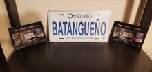 Load image into Gallery viewer, BATAUENGO : Custom Car Plate Ontario For Novelty Souvenir Gift Display Special Occasions Mancave Garage Office Windshield

