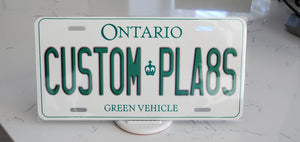 CUSTOM PLA8S : Custom Car Ontario For Off Road License Plate Souvenir Personalized Gift Display