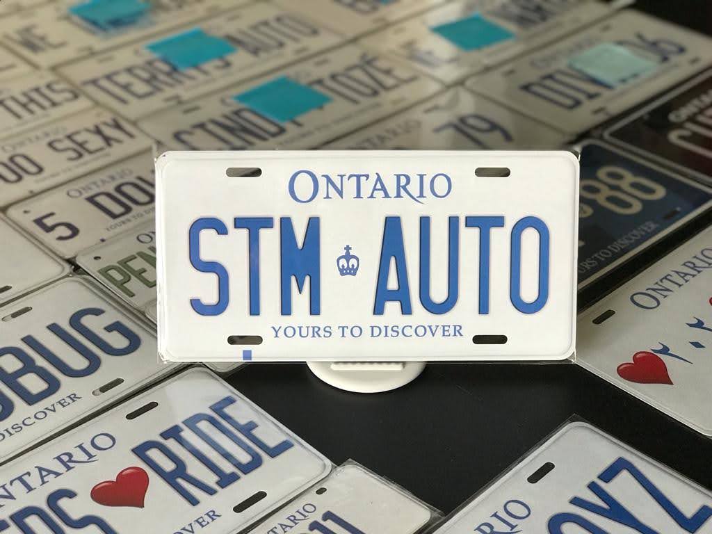 *STM AUTO* : Personalized Name Plate:  Souvenir/Gift Plate in Car Size
