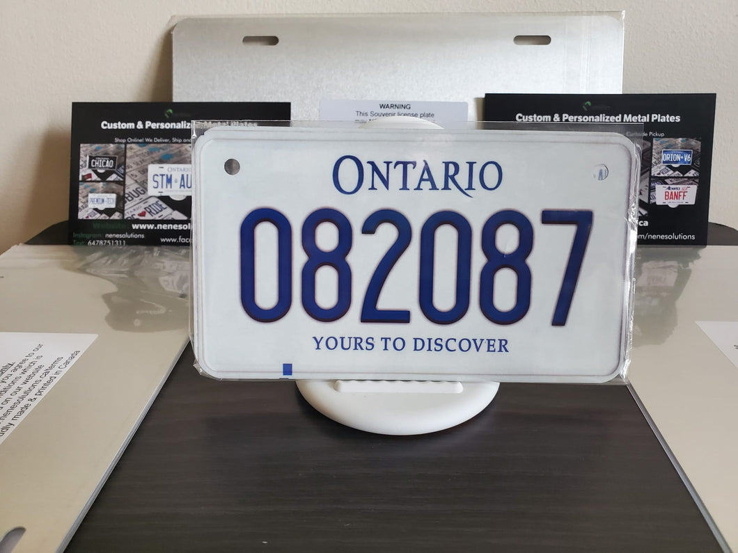 *082087* : Hey, Want to Stand Out From The Crowd?  : Customized Any Province BIKE Style Souvenir/Gift Plates