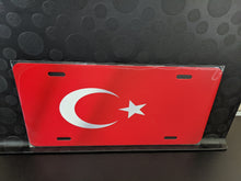 Load image into Gallery viewer, Turkey Waving Flag Pattern : Custom Car  Turkey  For Off Road License Plate Souvenir Personalized Gift Display
