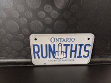 Load image into Gallery viewer, *RUN THIS* This Time for Bikers: Bike Plate Size Customized Novelty/Souvenir/Gift Plate
