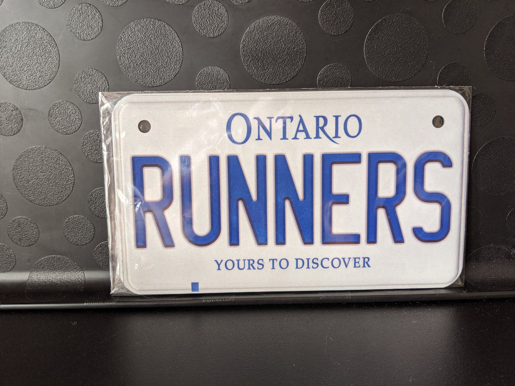 *RUNNERS* This Time for Bikers: Bike Plate Size Customized Novelty/Souvenir/Gift Plate