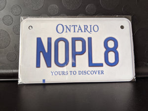 *NOPL8* This Time for Bikers: Bike Plate Size Customized Novelty/Souvenir/Gift Plate