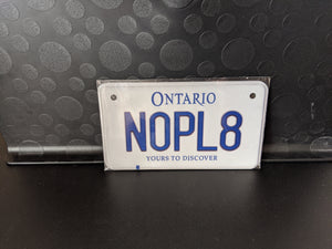 *NOPL8* This Time for Bikers: Bike Plate Size Customized Novelty/Souvenir/Gift Plate