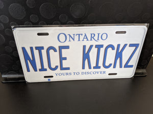 *ANY TEXT* Customized To Promote Your Business, Slogans or for Loved Ones  Car Size Souvenir Plates