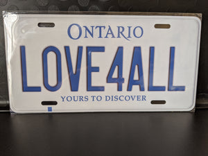 LOVE4ALL : Custom Car Ontario For Off Road License Plate Souvenir Personalized Gift Display