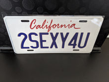 Load image into Gallery viewer, 2SEXY4U : Custom Car California  For Off Road License Plate Souvenir Personalized Gift Display
