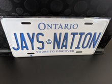 Load image into Gallery viewer, JAYS NATION : Custom Car Ontario For Off Road License Plate Souvenir Personalized Gift Display
