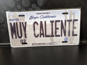 MUY CALIENTE : Custom Car Baja California For Off Road License Plate Souvenir Personalized Gift Display