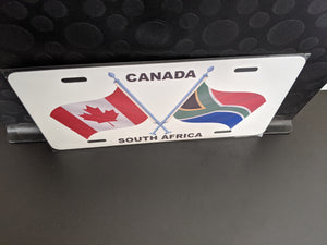 Canada-South Africa : Custom Car Canada/Africa For Off Road License Plate Souvenir Personalized Gift Display