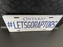 Load image into Gallery viewer, #LETSGORAPTORS : Custom Car Ontario For Off Road License Plate Souvenir Personalized Gift Display
