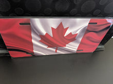Load image into Gallery viewer, *Canada 3D Waving Flag Pattern* Car Plate Size for Novelty/Souvenir/Gift

