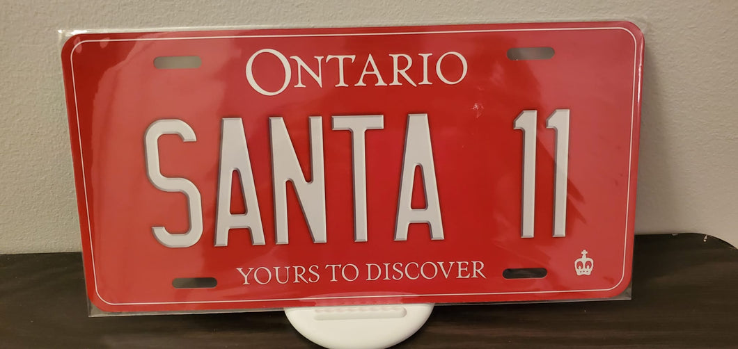 *SANTA 11* : Hey, Want to Stand Out From The Crowd?  : Customized Any Province Car Style Souvenir/Gift Plates