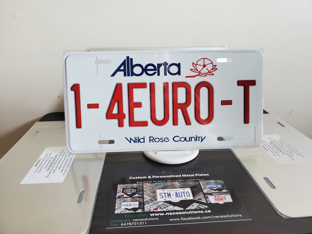 *1-4EURO-T* : Hey, Want to Stand Out From The Crowd?  : Customized Any Province Car Style Souvenir/Gift Plates