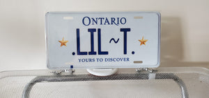 LIL~T : Custom Car Ontario For Off Road License Plate Souvenir Personalized Gift Display