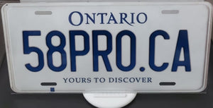 58PRO.CA : Custom Car Ontario For Off Road License Plate Souvenir Personalized Gift Display